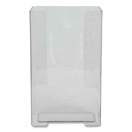 Clear Plexiglas Disposable Glove Dispenser, 1-Box, Plexiglas, Clear, 5.5 x 3.75 x 10