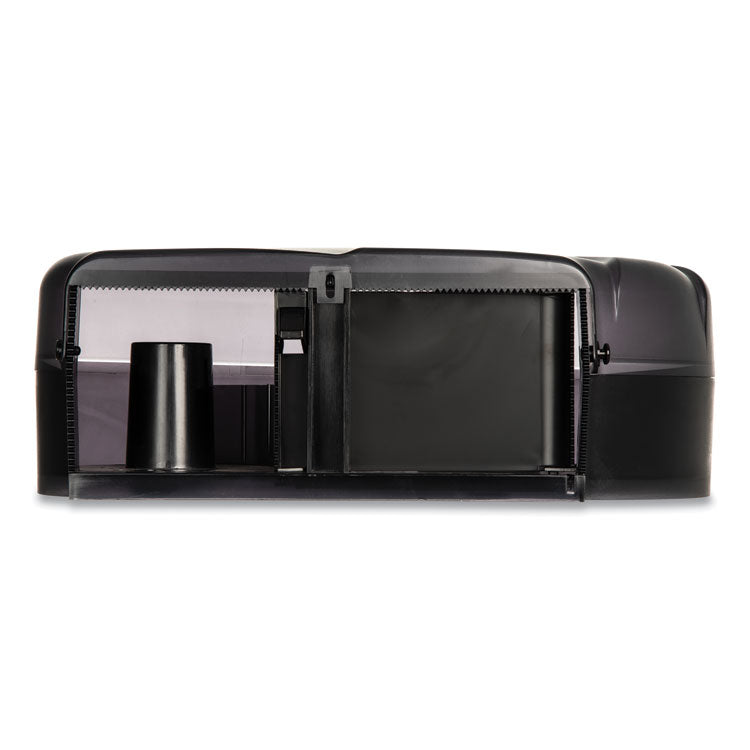 Oceans Reserva Jumbo Tissue Dispenser with Stub, 16.75 x 5.5 x 12.25, Black Pearl