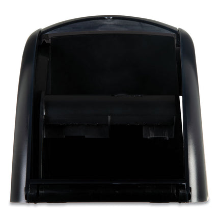 Duett Standard Bath Tissue Dispenser, 2 Roll, 7.5 x 7 x 12.75, Black Pearl