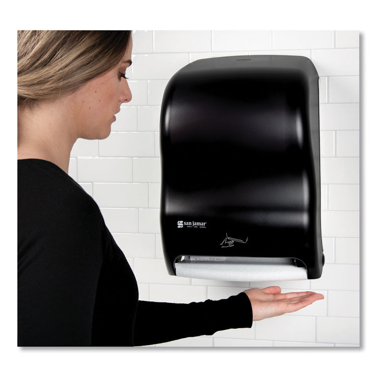 Smart System With Iq Sensor Towel Dispenser, 11.75 X 9 X 15.5, Black Pearl