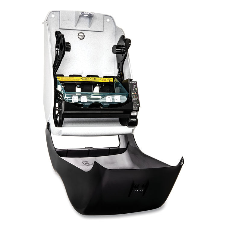 Smart System With Iq Sensor Towel Dispenser, 11.75 X 9 X 15.5, Black Pearl