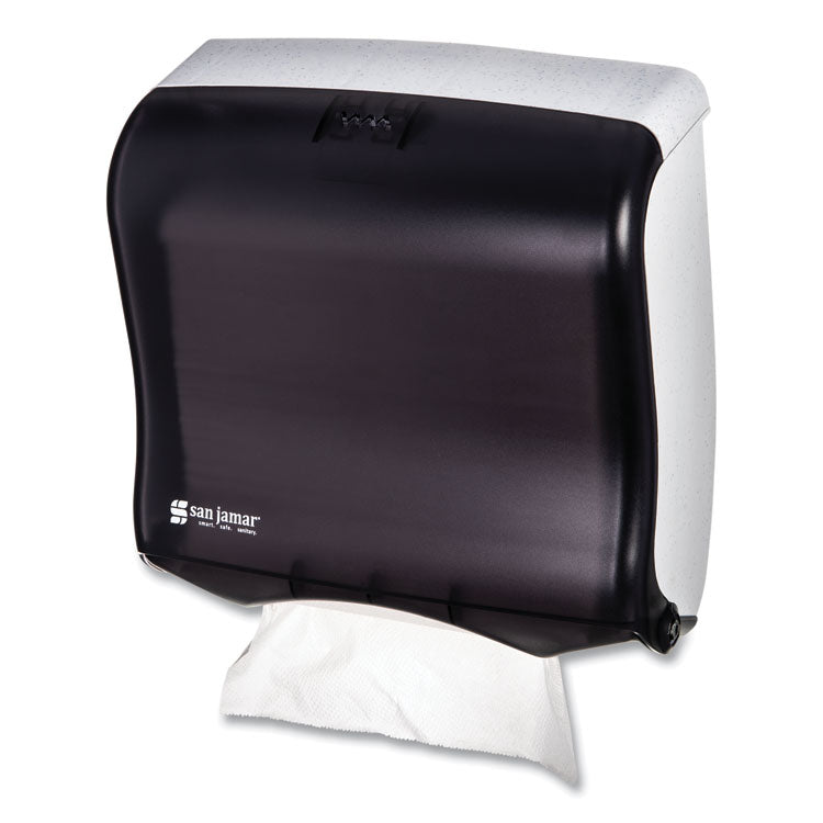 Ultrafold Fusion C-Fold And Multifold Towel Dispenser, 11.5 X 5.5 X 11.5, Black