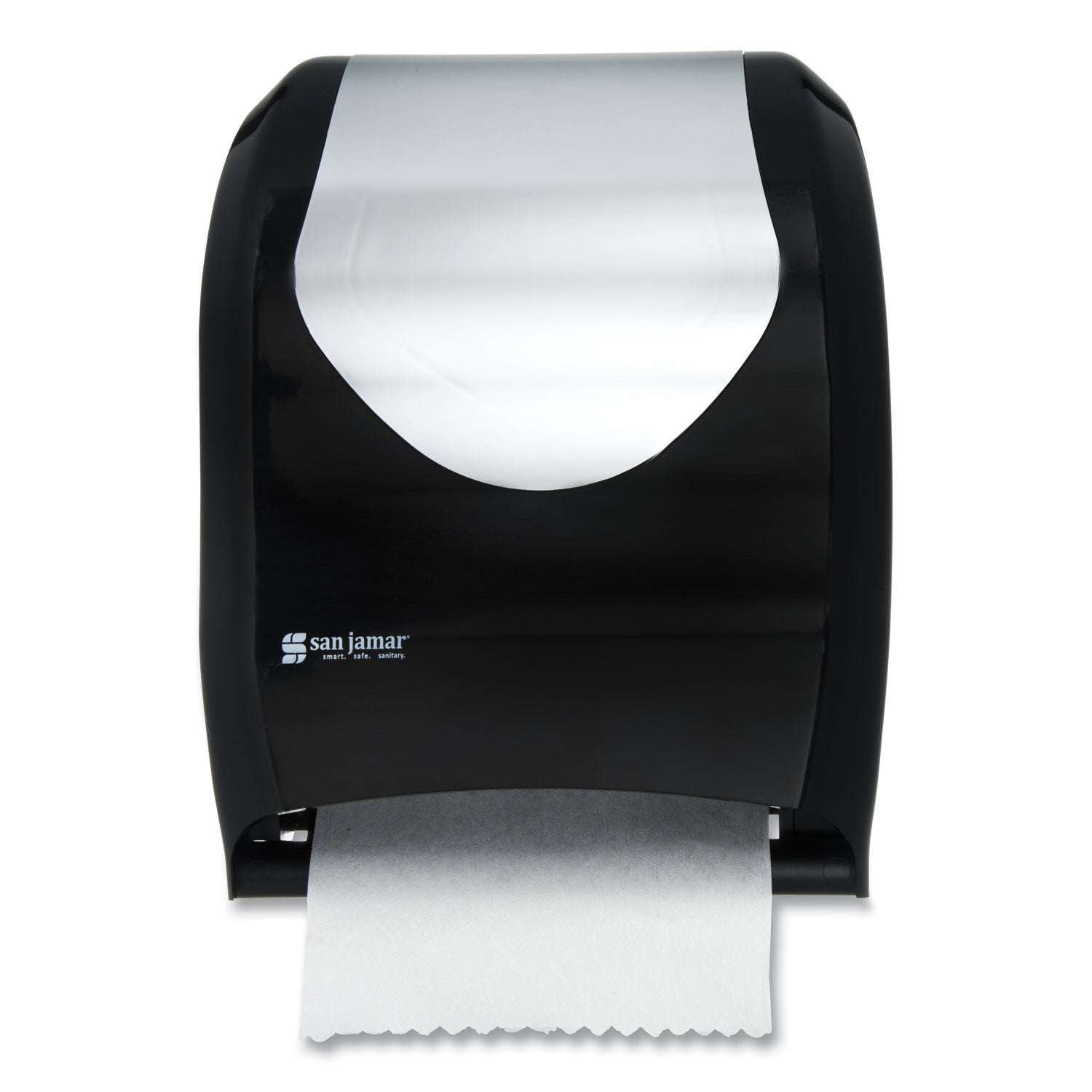 Tear-N-Dry Touchless Roll Towel Dispenser, 16.75 X 10 X 12.5, Black/silver