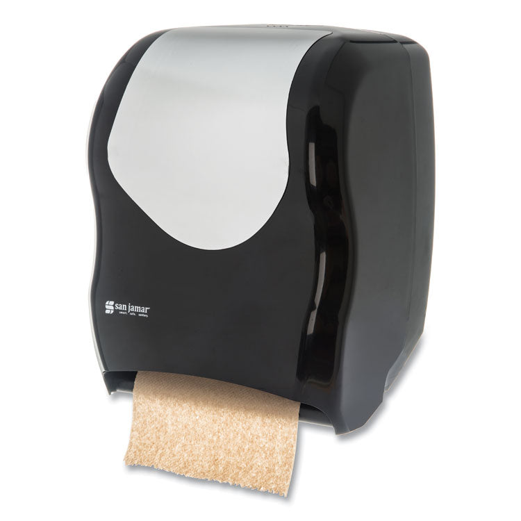 Tear-N-Dry Touchless Roll Towel Dispenser, 16.75 X 10 X 12.5, Black/silver