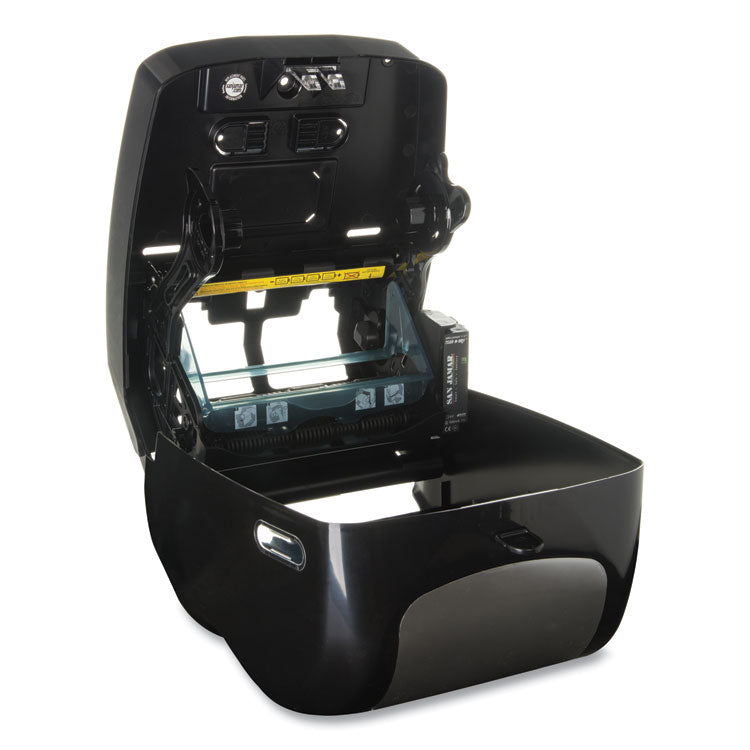 Tear-N-Dry Touchless Roll Towel Dispenser, 16.75 X 10 X 12.5, Black/silver