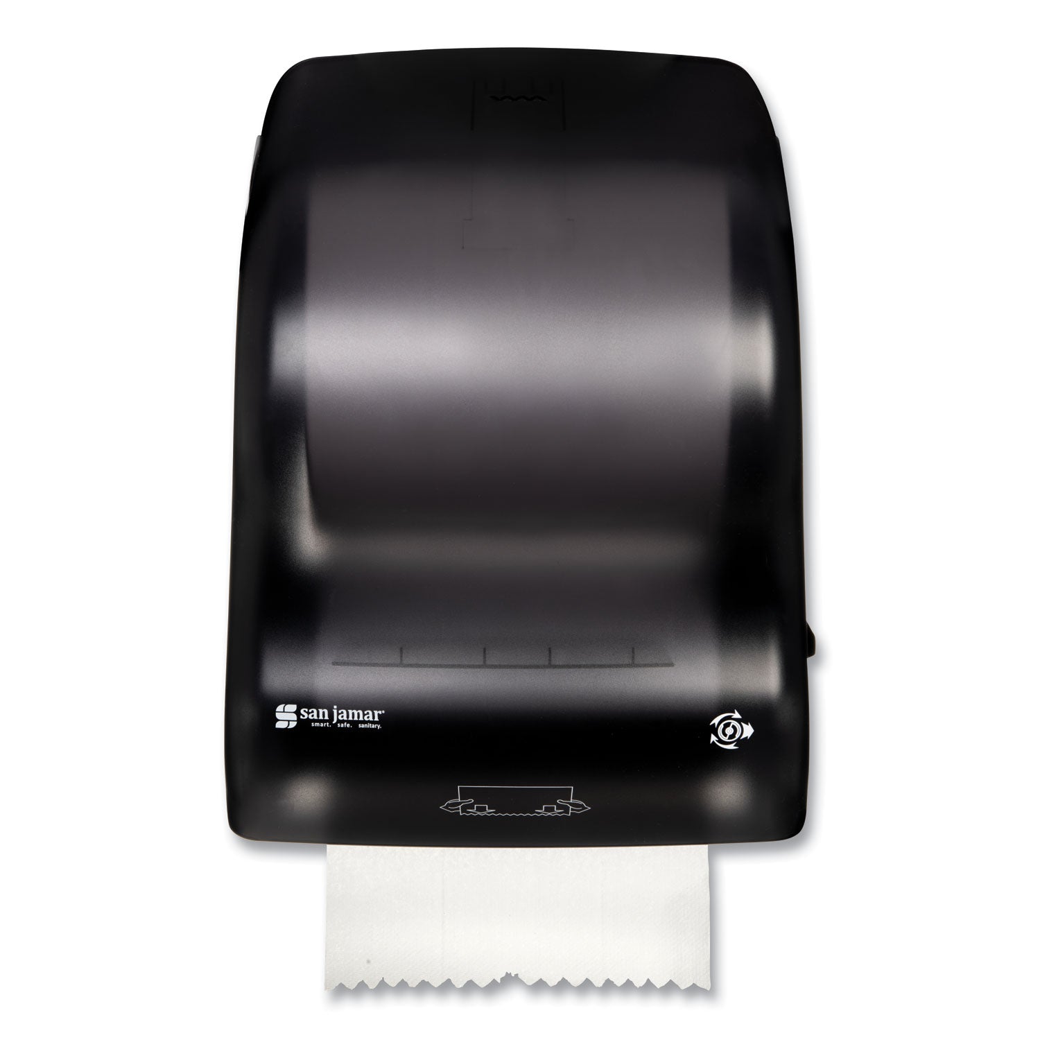 Simplicity Mechanical Roll Towel Dispenser, 15.25 X 13 X 10.25, Black