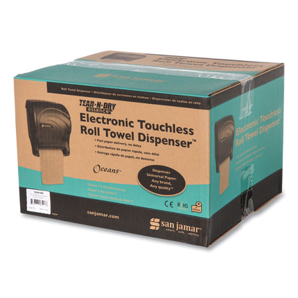 Tear-N-Dry Essence Touchless Towel Dispenser, 11.75 X 9.13 X 14.44, Black Pearl