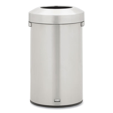 Refine Series Waste Receptacle, 23 gal, Plastic/Stainless Steel