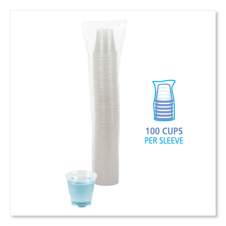 Translucent Plastic Cold Cups, 5 oz, 100/Pack