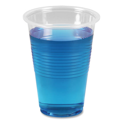 Translucent Plastic Cold Cups, 16 oz, 50/Pack