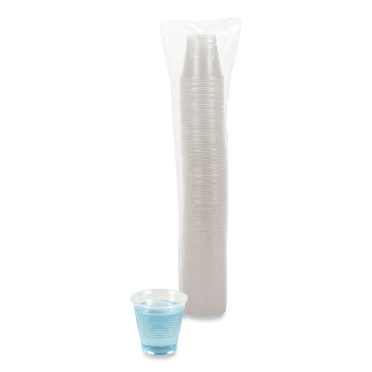 Translucent Plastic Cold Cups, 5 oz, 100/Pack