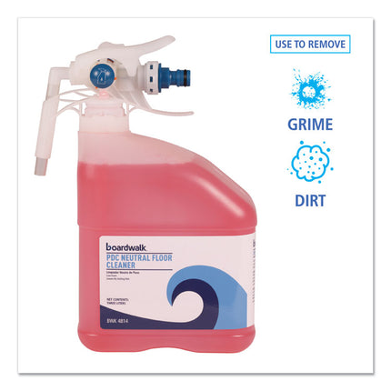 PDC Neutral Floor Cleaner, Tangy Fruit Scent, 3 L Bottle, 2/Carton