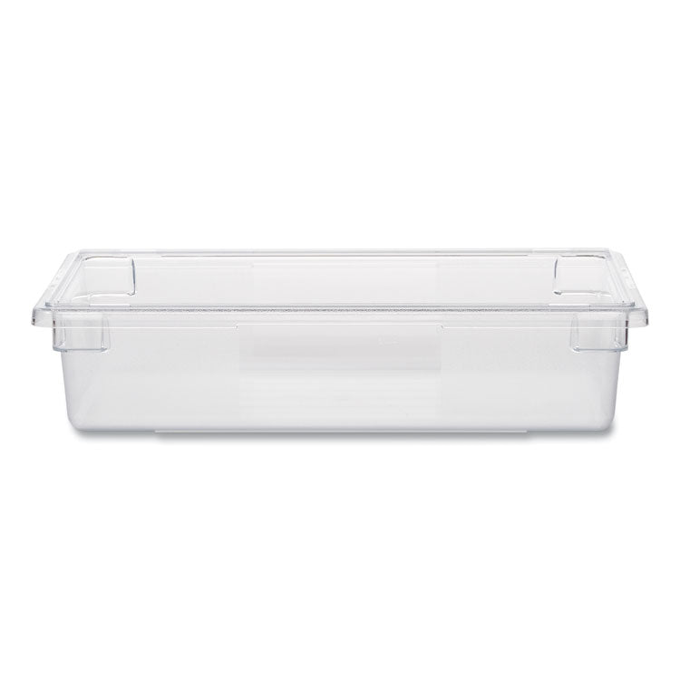 Food/Tote Boxes, 8.5 gal, 26 x 18 x 6, Clear, Plastic