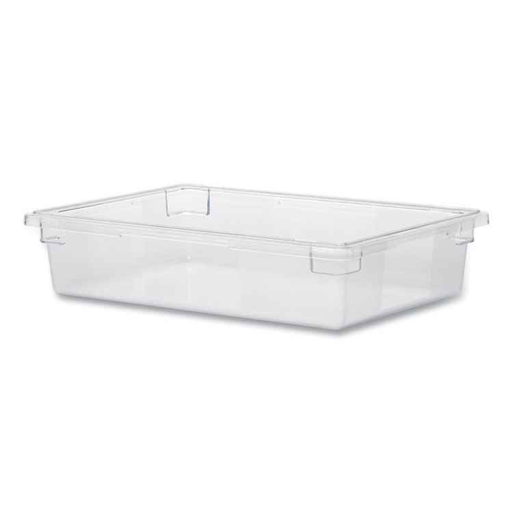 Food/Tote Boxes, 8.5 gal, 26 x 18 x 6, Clear, Plastic