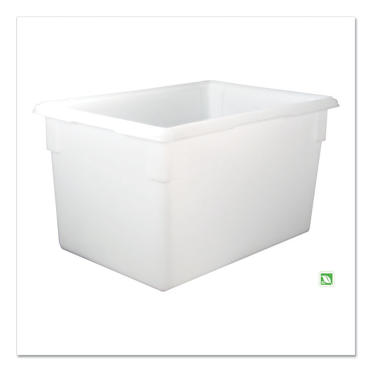 Food/Tote Boxes, 21.5 gal, 26 x 18 x 15, White, Plastic