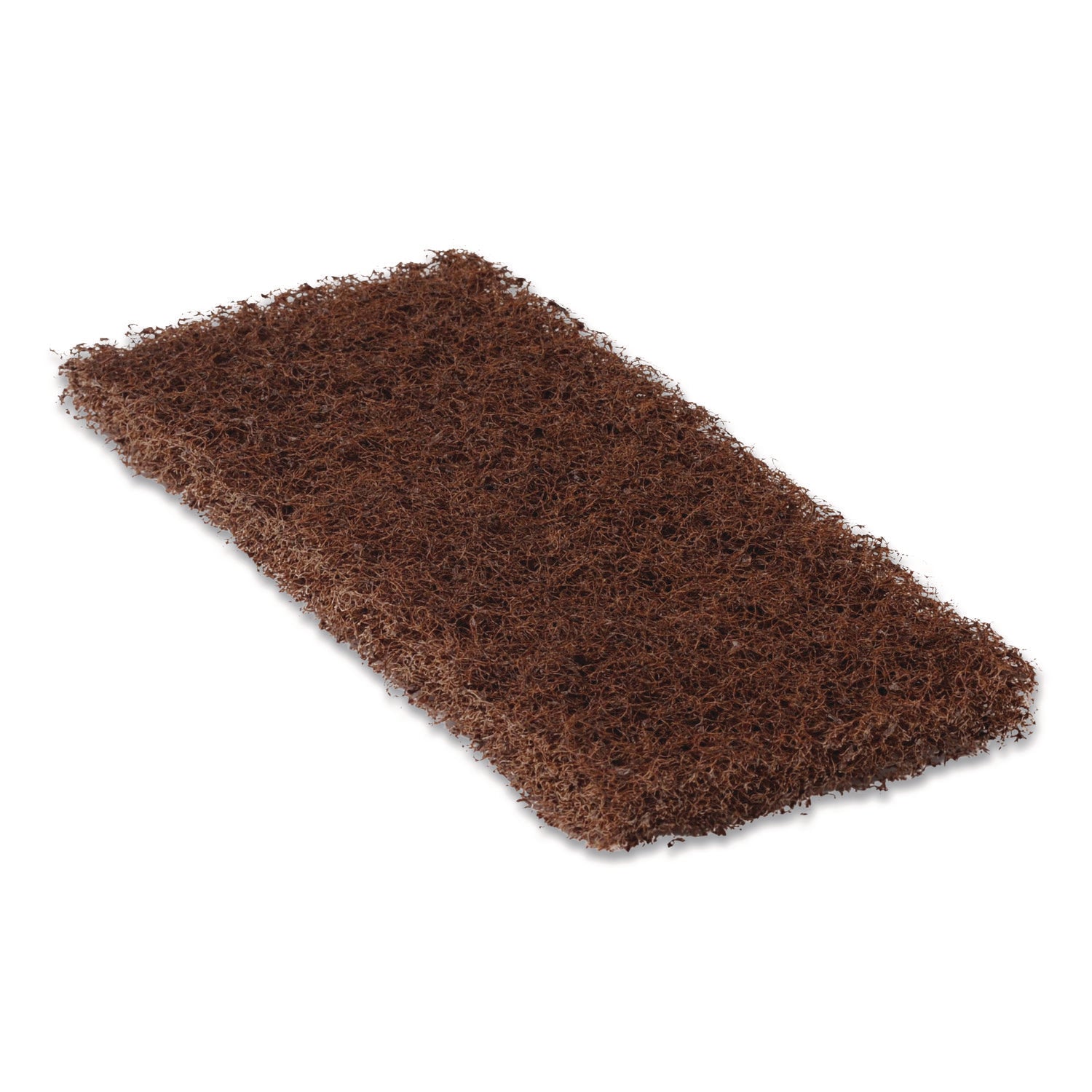 Octopus Heavy Duty Cleaning Pad, 5 x 9, Brown, 20/Carton