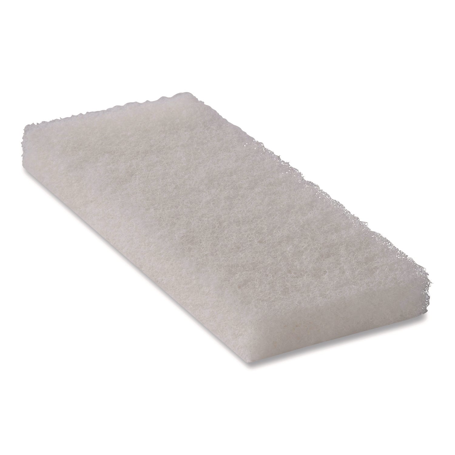 Octopus Light Duty Cleaning Pad, 5 x 9, White, 20/Carton