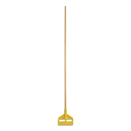 Invader Side-Gate Wood Wet-Mop Handle, 1" dia x 60", Natural, 12/Carton