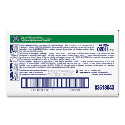 Liquid Floor Cleaner, 3 Oz Packet, 45/carton