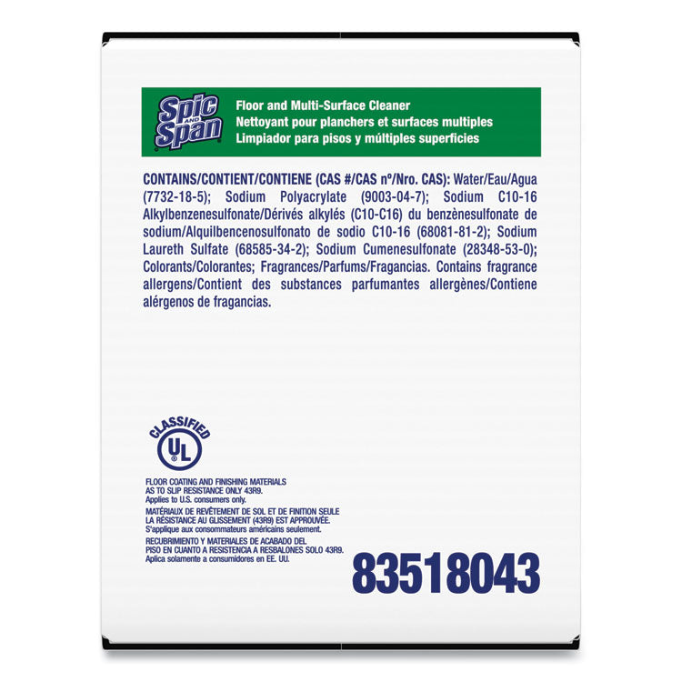 Liquid Floor Cleaner, 3 Oz Packet, 45/carton