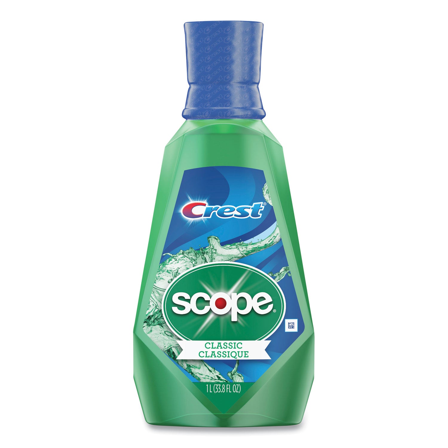 + Scope Mouth Rinse, Classic Mint, 1 L Bottle, 6/carton