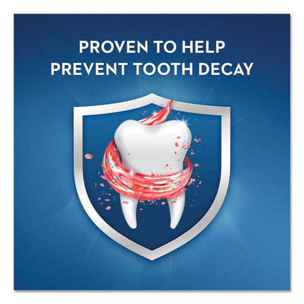 Kids' Sparkle Toothpaste, Blue, Bubblegum Flavor, 0.85 Oz Tube, 72/carton