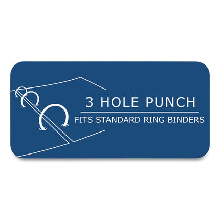 Notebook Filler Paper, 3-Hole, 8 X 10.5, Wide/legal Rule, 300/pack