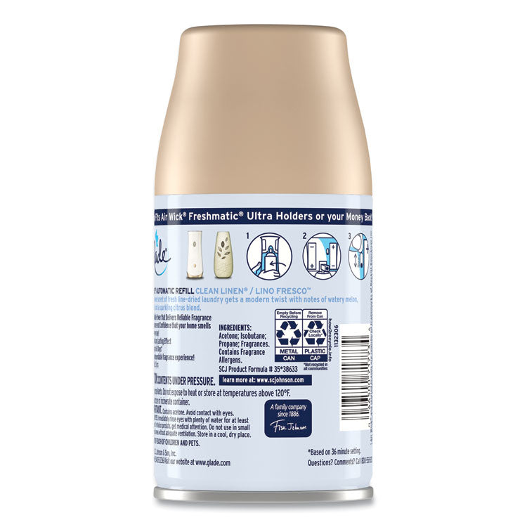 Automatic Air Freshener, Clean Linen, 6.2 Oz