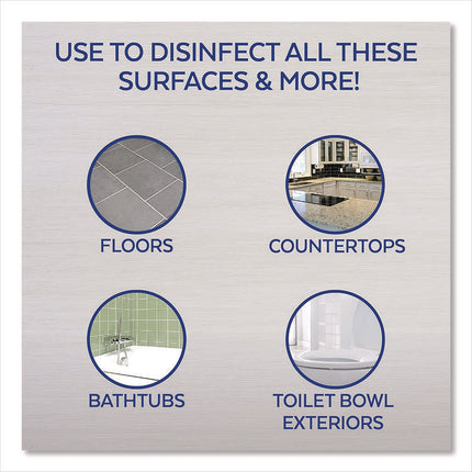 Clean and Fresh Multi-Surface Disinfectant Cleaner, Lavender and Orchid Essence, 144 oz Bottle, 4/Carton