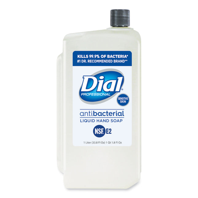 Antibacterial Liquid Hand Soap for Sensitive Skin Refill for 1 L Liquid Dispenser, Light Floral Scent, 1 L, 8/Carton