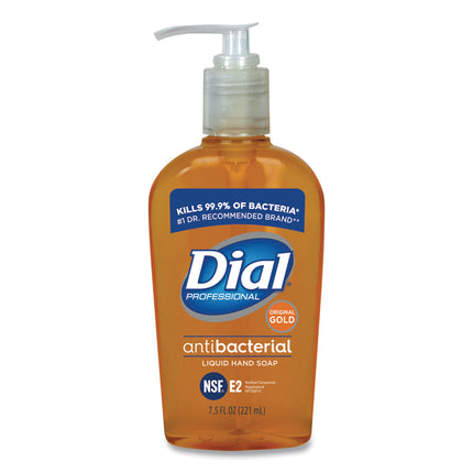 Gold Antibacterial Liquid Hand Soap, 7.5 oz, 12/Carton