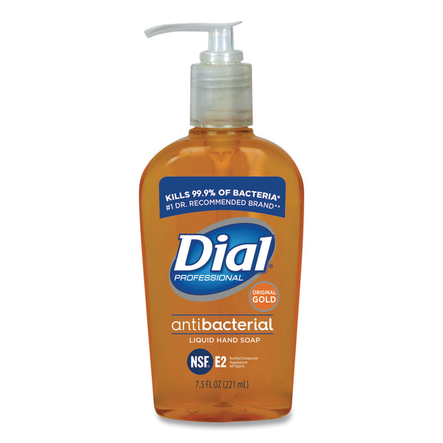 Gold Antibacterial Liquid Hand Soap, 7.5 oz, 12/Carton