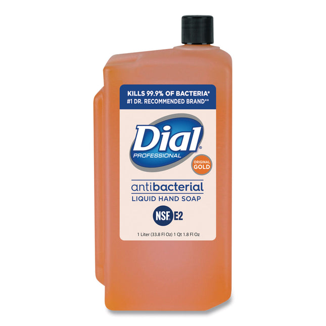 Gold Antibacterial Liquid Hand Soap, 1 L, 8/Carton