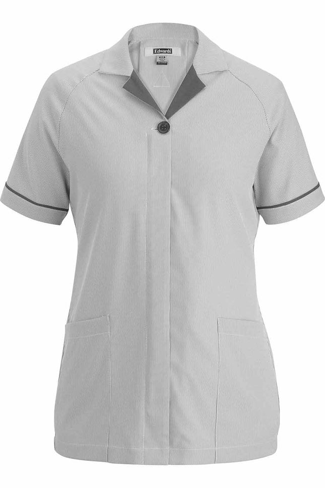 EDWARDS LADIES HIDDEN PLACKET TUNIC