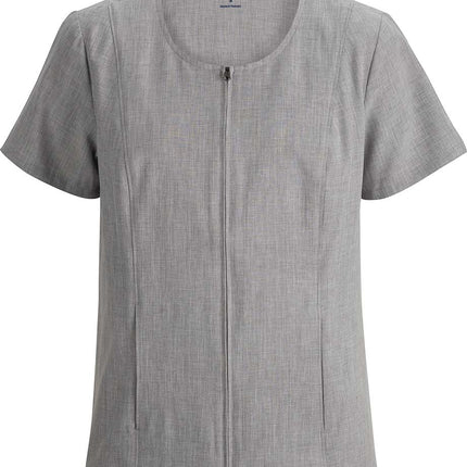 EDWARDS MELANGE FULL ZIP TUNIC