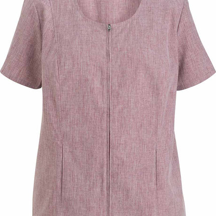EDWARDS MELANGE FULL ZIP TUNIC