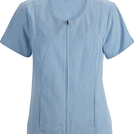 EDWARDS MELANGE FULL ZIP TUNIC