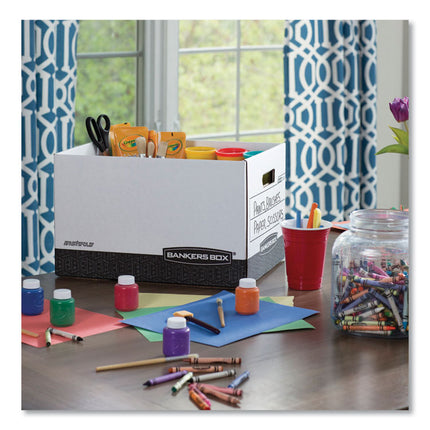 R-Kive Heavy-Duty Storage Boxes, Letter/legal Files, 12.75" X 16.5" X 10.38", Woodgrain, 12/carton