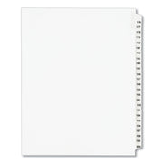 Preprinted Legal Exhibit Side Tab Index Dividers, Avery Style, 25-Tab, 176 To 200, 11 X 8.5, White, 1 Set, (1337)
