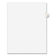 Preprinted Legal Exhibit Side Tab Index Dividers, Avery Style, 26-Tab, F, 11 X 8.5, White, 25/pack, (1406)