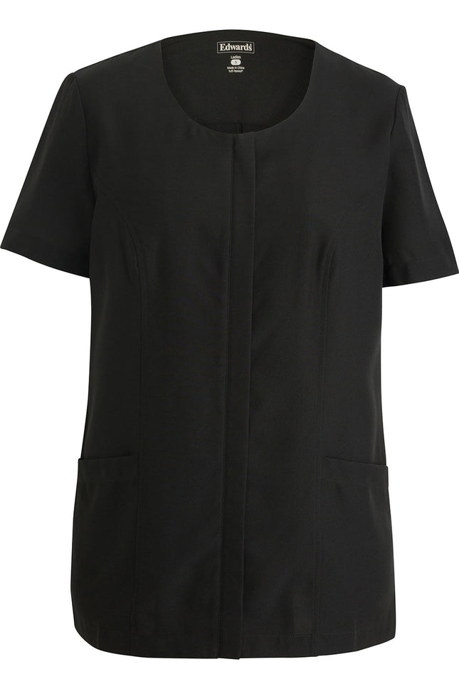 EDWARDS LADIES SCOOP NECK SPUN POLY TUNIC