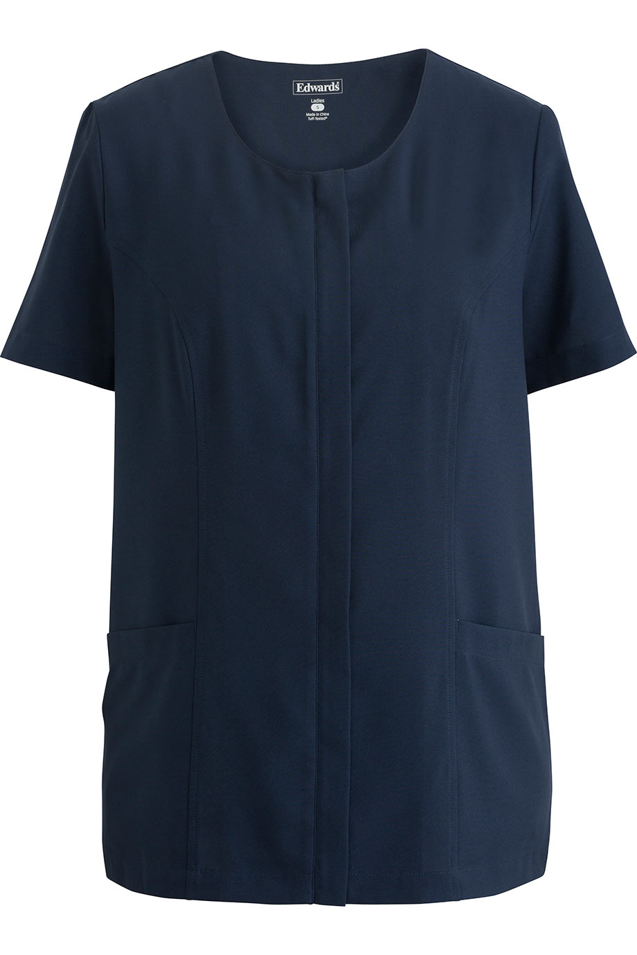 EDWARDS ESSENTIAL LADIES ZIP FRONT TUNIC