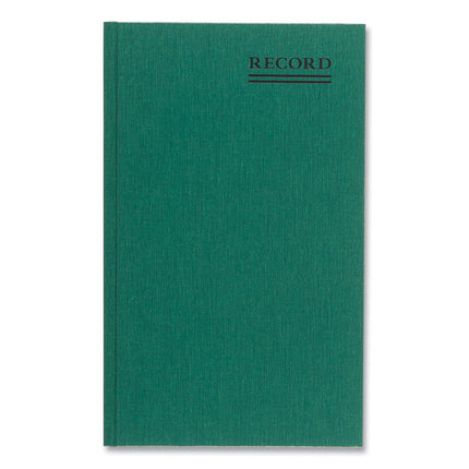 Emerald Series Account Book, Green Cover, 12.25 X 7.25 Sheets, 150 Sheets/book