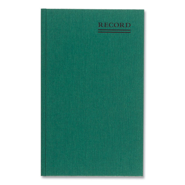 Emerald Series Account Book, Green Cover, 12.25 X 7.25 Sheets, 150 Sheets/book