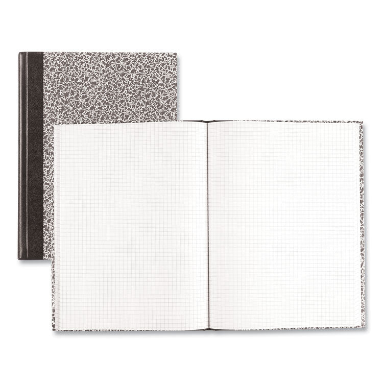 Lab Notebook, Quadrille Rule (5 sq/in), Green Marble Cover, (96) 10.13 x 7.88 Sheets