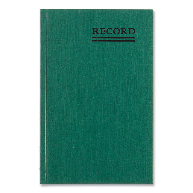 Emerald Series Account Book, Green Cover, 9.63 X 6.25 Sheets, 200 Sheets/book