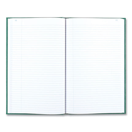 Emerald Series Account Book, Green Cover, 12.25 X 7.25 Sheets, 500 Sheets/book
