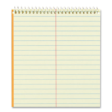 Standard Spiral Steno Pad, Gregg Rule, Brown Cover, 60 Eye-Ease Green 6 X 9 Sheets