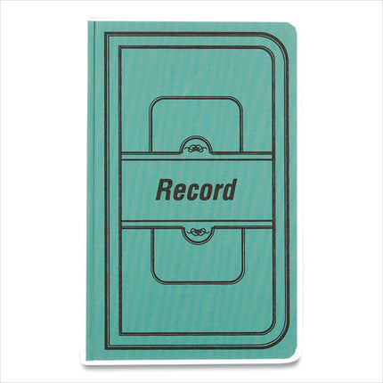 Tuff Series Record Book, Green Cover, 12 X 7.5 Sheets, 500 Sheets/book