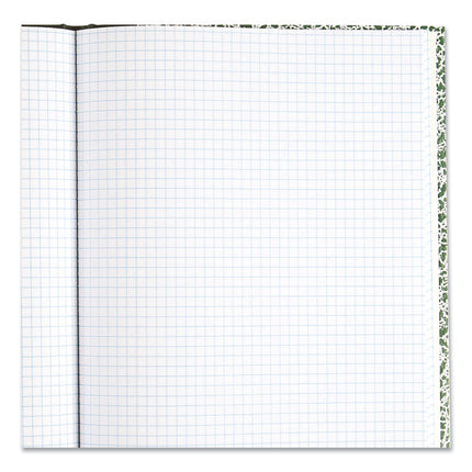 Lab Notebook, Quadrille Rule (5 sq/in), Green Marble Cover, (96) 10.13 x 7.88 Sheets
